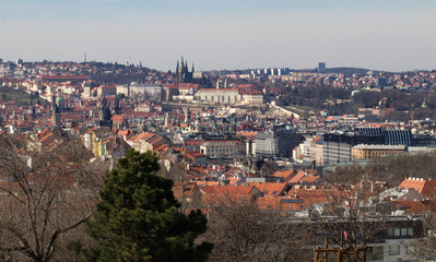 Fototapeta na wymiar Prague center view close up