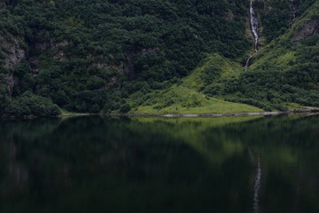 Fototapeta na wymiar Fjord