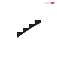 stairs icon/symbol/Logo Design Vector Template Illustration
