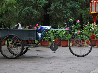Fototapeta na wymiar Fahrrad in China