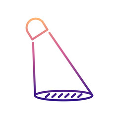 spotlight nolan icon. Simple thin line, outline vector of Spotlight icons for ui and ux, website or mobile application