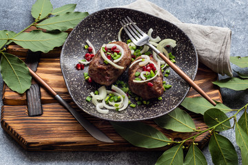 Georgian cuisine cutlet Apkhazura