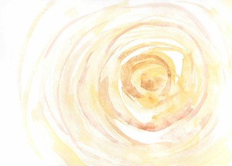 Sun radial rays. Yellow ligth. Abstract rose lugs. Concept for card, design