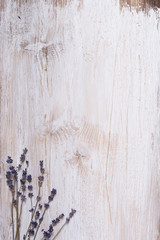 deska biała z lawenda  © flauch