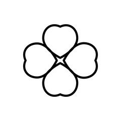 Fototapeta na wymiar Leaf clover icon