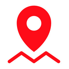 Map pointer, location icon