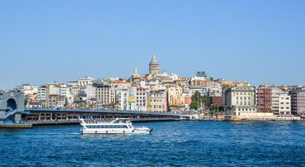 View of Bosphorus Strait in Istanbul, Turkey