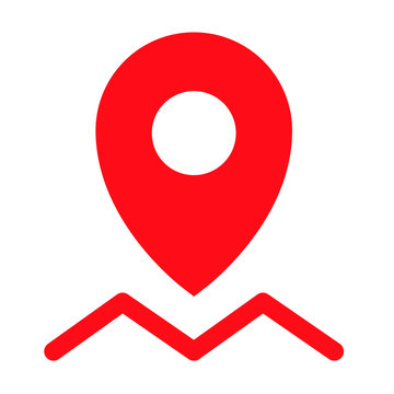 Map pointer, location icon