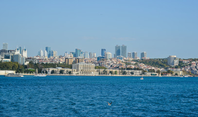 Fototapeta premium View of Bosphorus Strait in Istanbul, Turkey