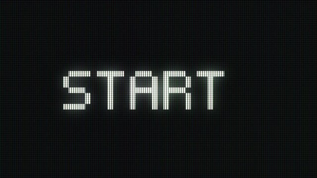 Start Digital Animation Text Background