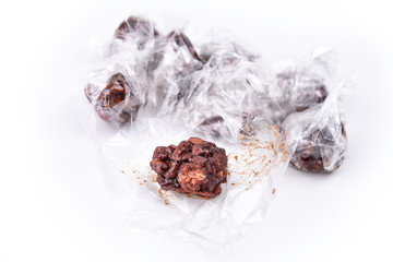 Velvet Tamarind vintage candy with white background