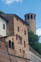 Fototapeta na wymiar View of Cerreto d Esi, Marches, Italy
