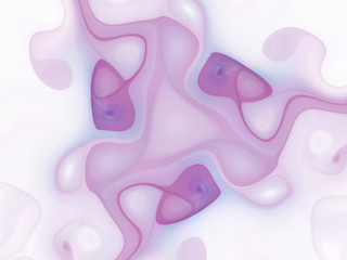 Obraz na płótnie Canvas surreal futuristic digital 3d design art abstract background fractal illustration for meditation and decoration wallpaper