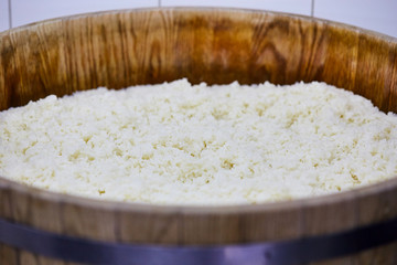 An image of Making sushi rice by chef