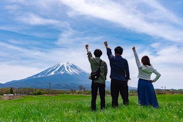 富士と人