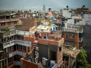 Construction in Nepal 2