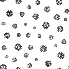 corona virus 2019-nCoV seamless pattern. Corona Virus in Wuhan, China, Global Spread, and Concept Stopping Corona Virus. Flu and lung disease spreading of world. Dangerous Chinese ncov corona virus