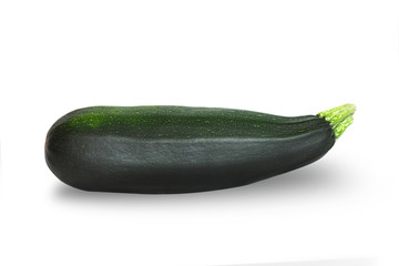 Zucchini isolated. Zucchini isolated white background.