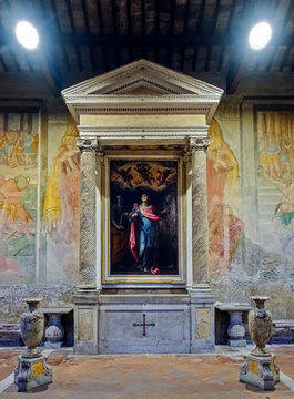 altare chiesa santi Achilleo e Nereo Roma 6036