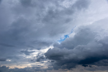 Obraz premium blue sky with white clouds