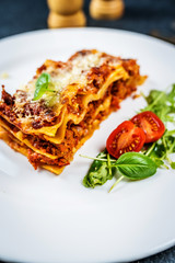 Italian pasta lasagne