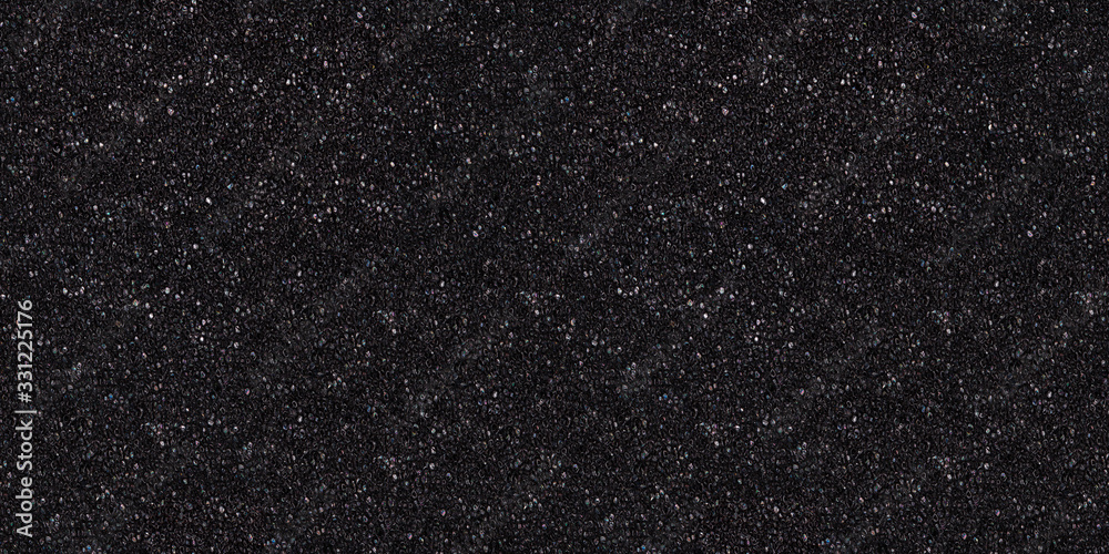 Aufkleber black sponge with artificial diamonds. seamless texture. background for design