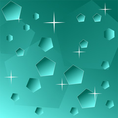 Basic RGBBackground wallpaper abstract transparent and blue pentagons gradient concept vector
