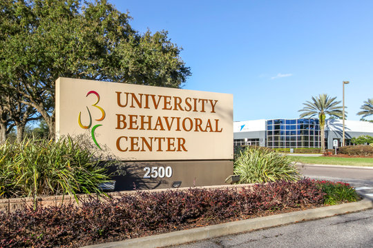 Orlando, Florida, USA - February 8, 2020: University Behavioral Center In Orlando, Florida, USA. University Behavioral Center Provides Mental Health And Substance Abuse Treatment. 