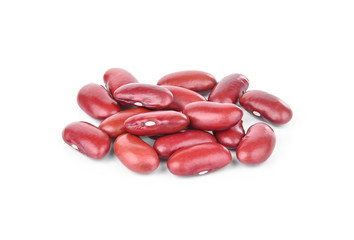 red kidney bean  isolated on white background