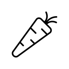 Carrot icon, vegetable vector design templates