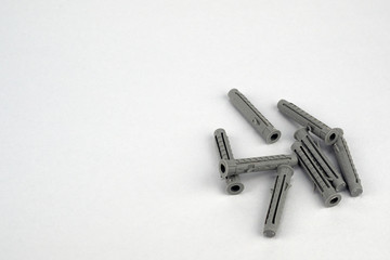 hardware for construction and repair on a white background