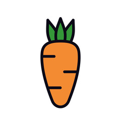 Carrot icon, vegetable vector design templates