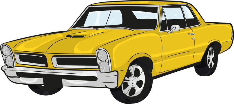cartoon car,muscle car,classic car,historic