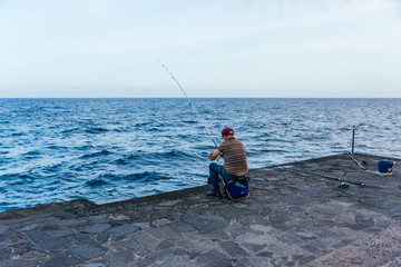 Fisherman at the dock