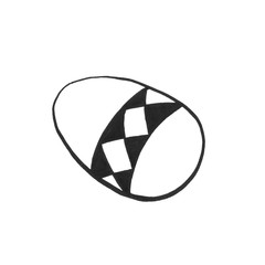 simple easter egg doodle for greeting cards, content , web site design