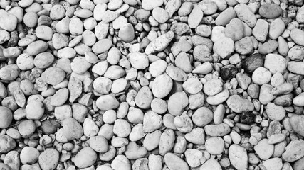background of stones. pebble beach stone