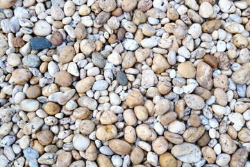 background of stones. pebble beach stone