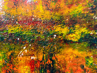 abstract colorful background of oil paint