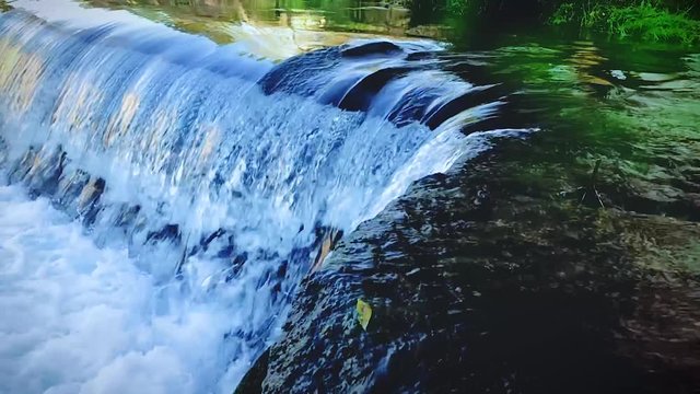 Azenhas at Vilar de Mouros in Slow Motion, Portugal, Rio Coura