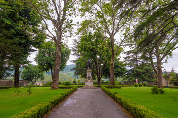 Citt&agrave; di Castello (Italy) - A charming medieval city with stone buildings, province of Perugia, Umbria region. Here a view of historical center.