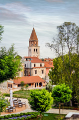 Naklejka premium landscape of the city of Zadar in Croatia