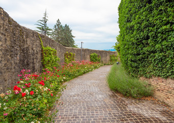 Città di Castello (Italy) - A charming medieval city with stone buildings, province of Perugia, Umbria region. Here a view of historical center.