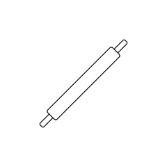 Deckle line icon, outline vector sign linear