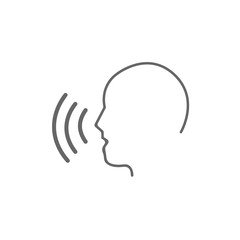 Voice control icon.