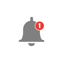 Obraz premium Message bell icon. Doorbell icons for apps like youtube, alert ringing or subscriber alarm symbol