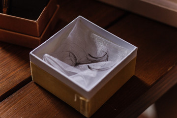 Priest perform  ritual Holy baptism christening