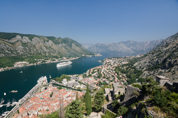 Fototapeta na wymiar The Bay of Kotor, Montenegro