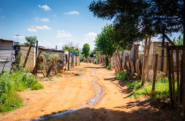 Fototapeta premium Soweto, Johannesburg, Republika Południowej Afryki