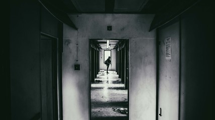 dark corridor