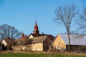 Rzeka Narew. Wiosna nad Narwią. Podlasie. Polska © podlaski49